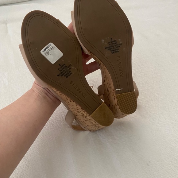 Womens Express Wedge Heels heel strap - Picture 3 of 4